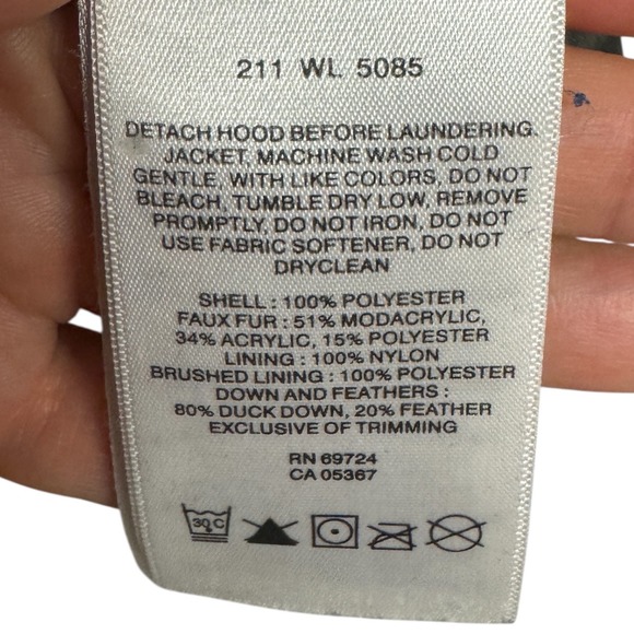 Columbia Women's Down Insulated Puffer Jacket white Full Zip Pockets Size small - Picture 9 of 16